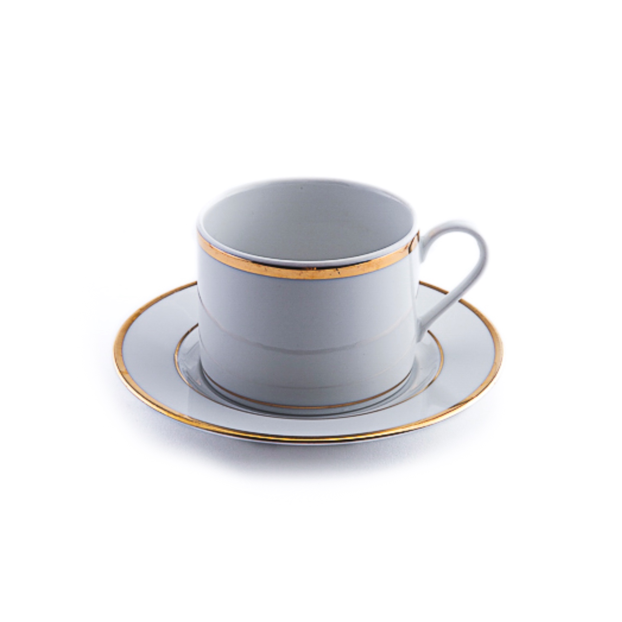 Photo de Tasse à thé avec sous tasse Filet Or