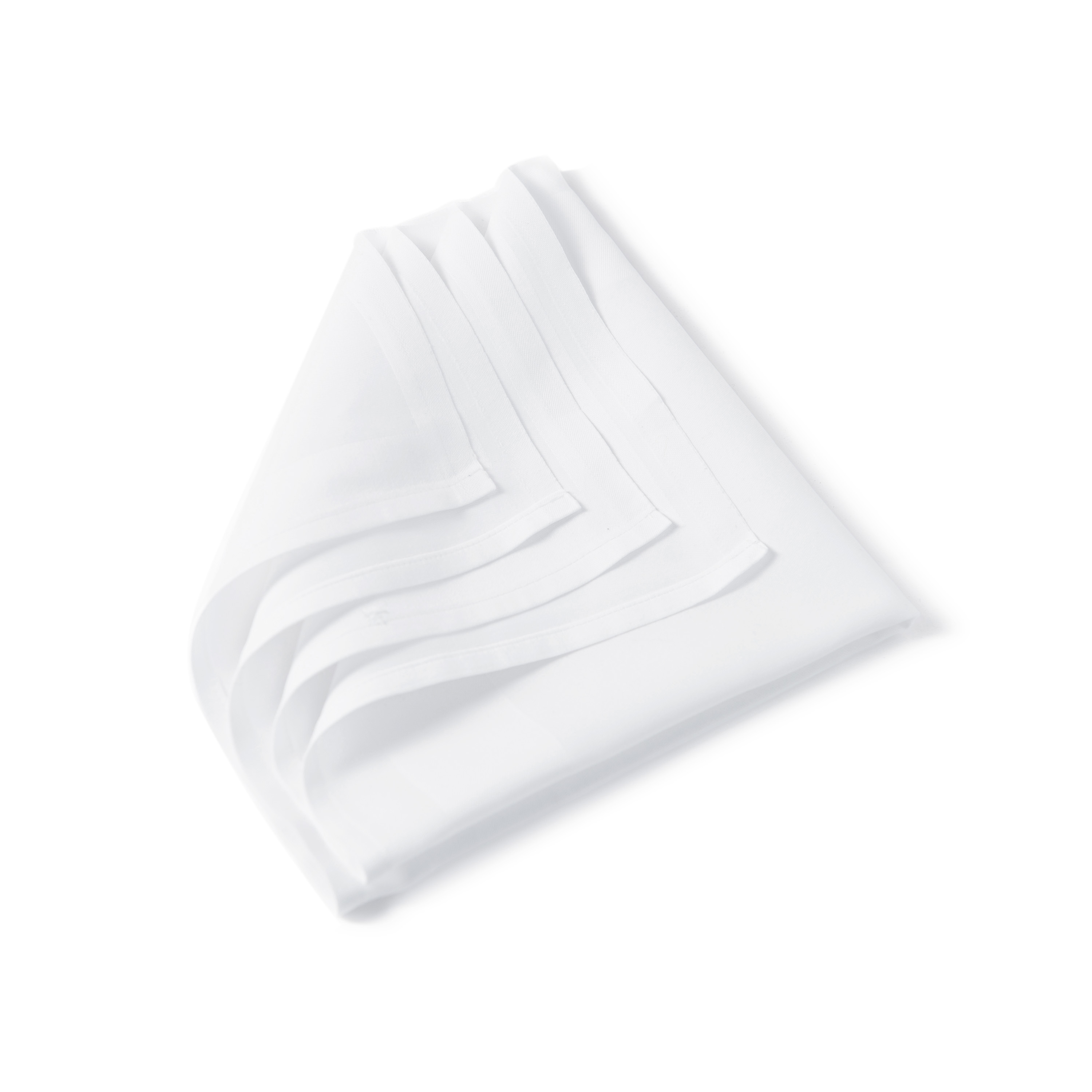 Photo de Serviette blanche en tissu 50 x 50 cm (nettoyage inclus)