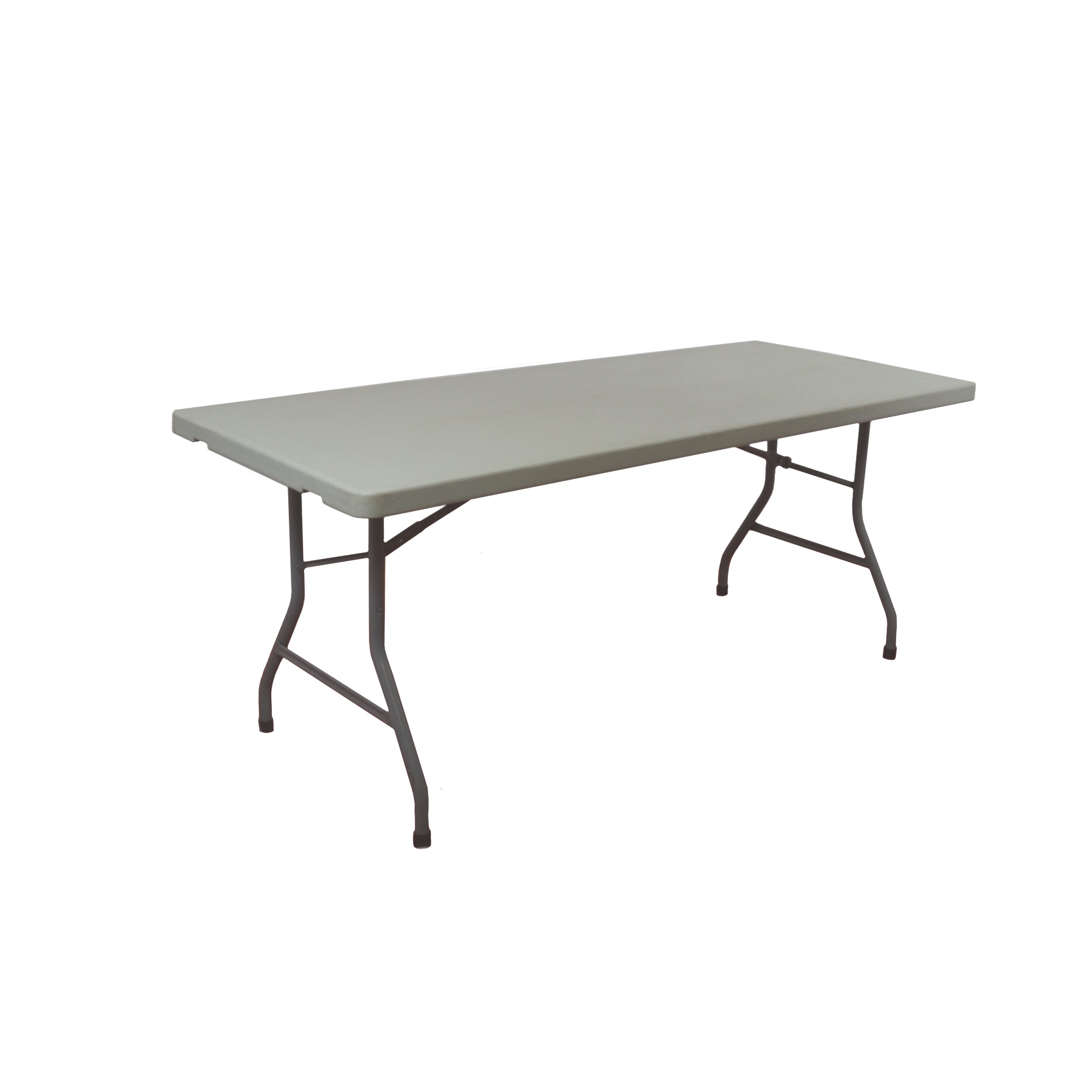 Photo de Table rectangulaire en plastique 183 x h 74 x 76 cm Zown gris anthracite
