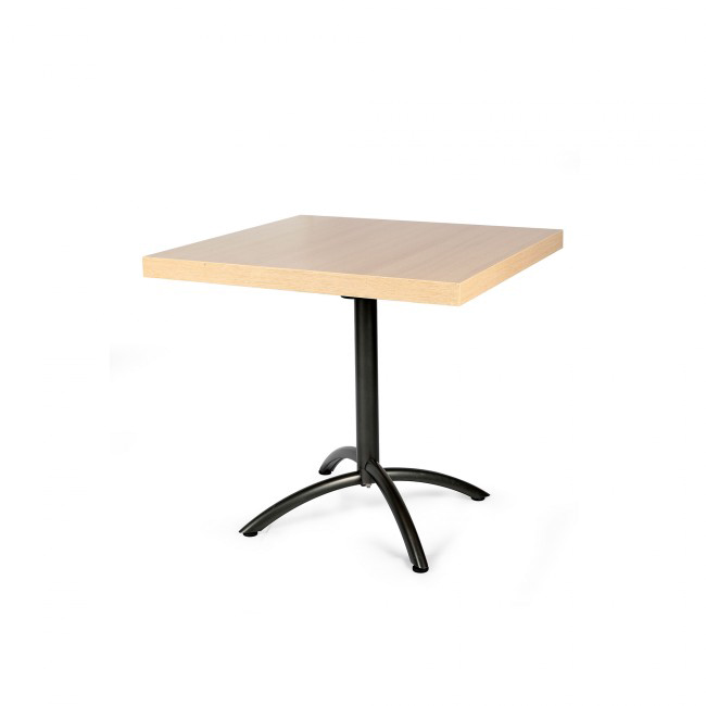 Photo de Table carrée en bois  80 x h 73 x 80 cm
